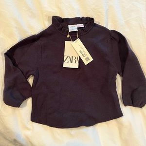 Zara ruffle neck sweater